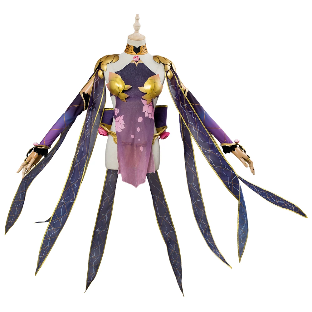 FGO Косплей Костюм Fate Grand Order Assassin Kama ПОЛНЫЙ КОМПЛЕКТ Хэллоуин карнавальвечерние
