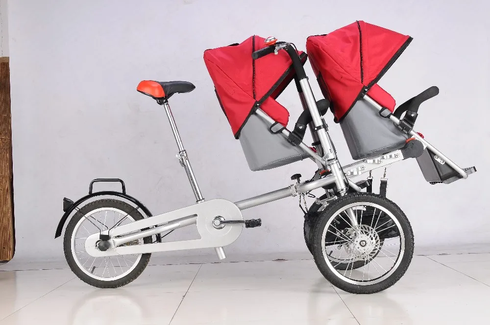 Dobrável Carrinho de Bebê de 3 rodas