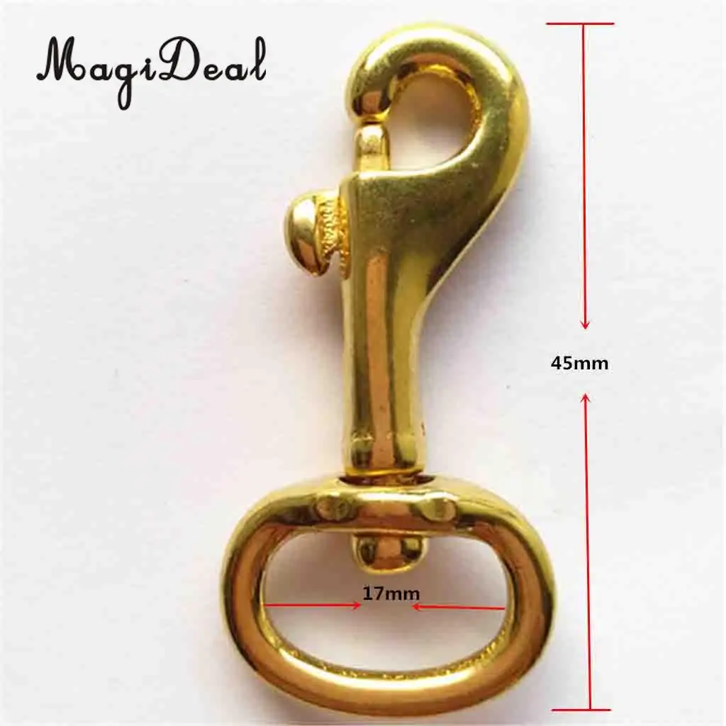 MagiDeal 2 шт. 2/3 ''x 1 3/4'' Твердый латунный Рым болт с поворотной проушиной