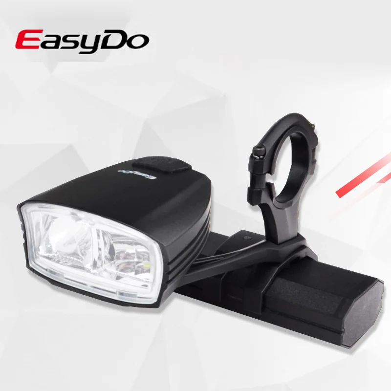 Clearance New EasyDo Intelligent Bicycle Headlight with High/ Low Beam Switch MTB Road Bike USB Rechargeable Front Lamp Cycling Head Light 0