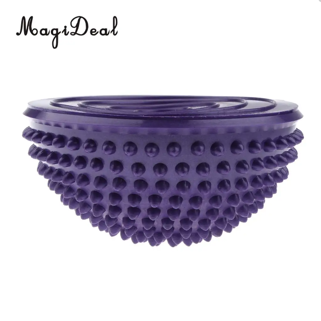 6 Pieces Hedgehog Styled Balance Pod Half Ball Physical Fitness Exercise Balance Trainner for Kids Adults Outdoor Sport Toys