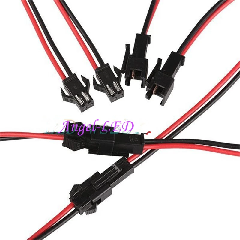 wholesale-500pairs-2-pin-Male-female-JST-SM-2Pin-Plug-Connector-2pin-Wire-cable-pigtail-for