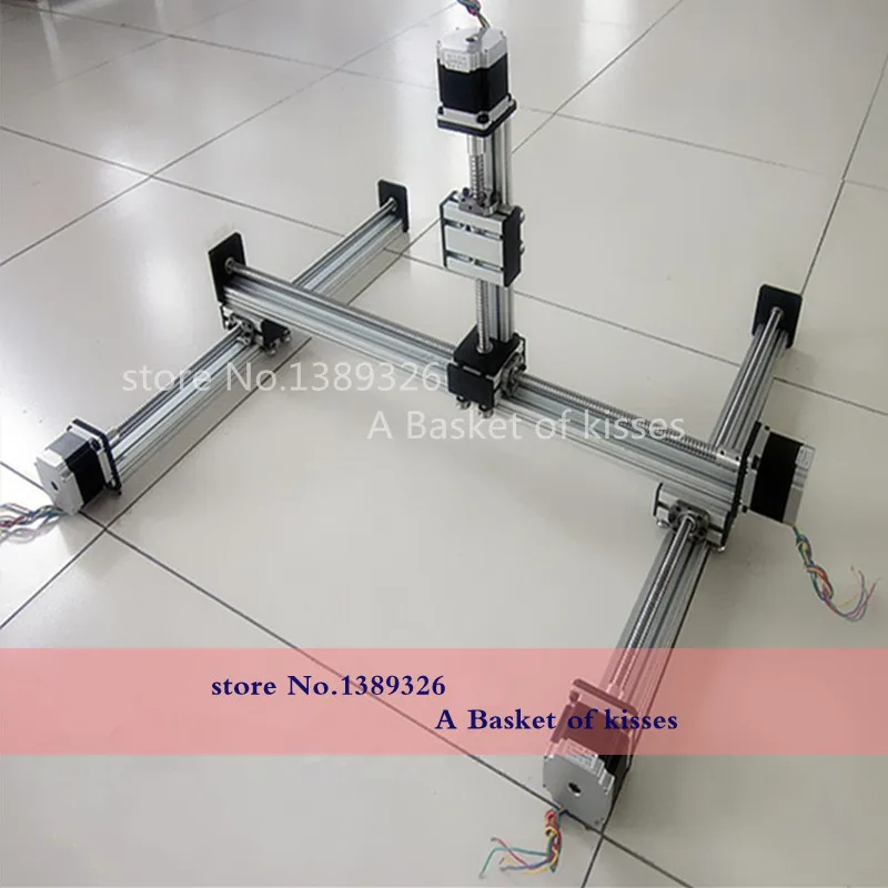 Linear guide slider module Longmen frame slide multi axis ball screw linear guide slider module L=300 300400100