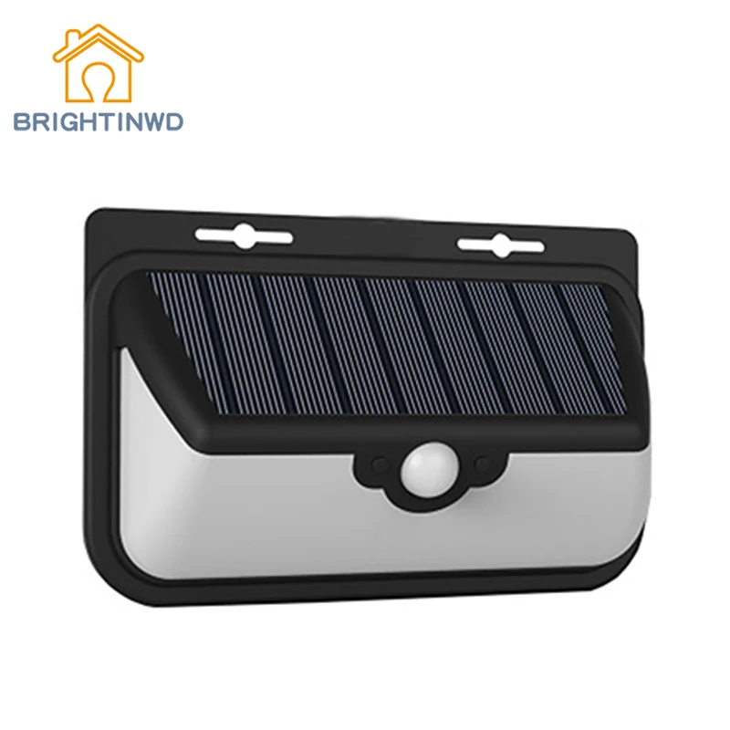 

Solar Outdoor Lighting Wall Lamp Body Sensor Remote Control 48LED Waterproof IP65 Emergency Three Modes Street Garden Lights