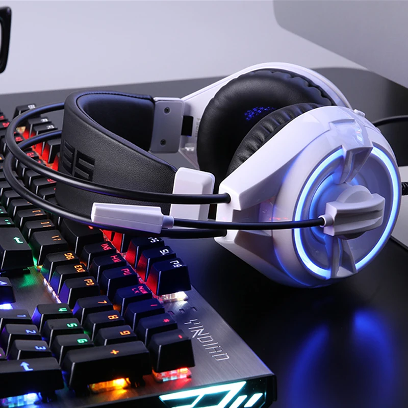 Проводная игровая гарнитура SENICC W251 оригинальная Геймерская Гарнитура