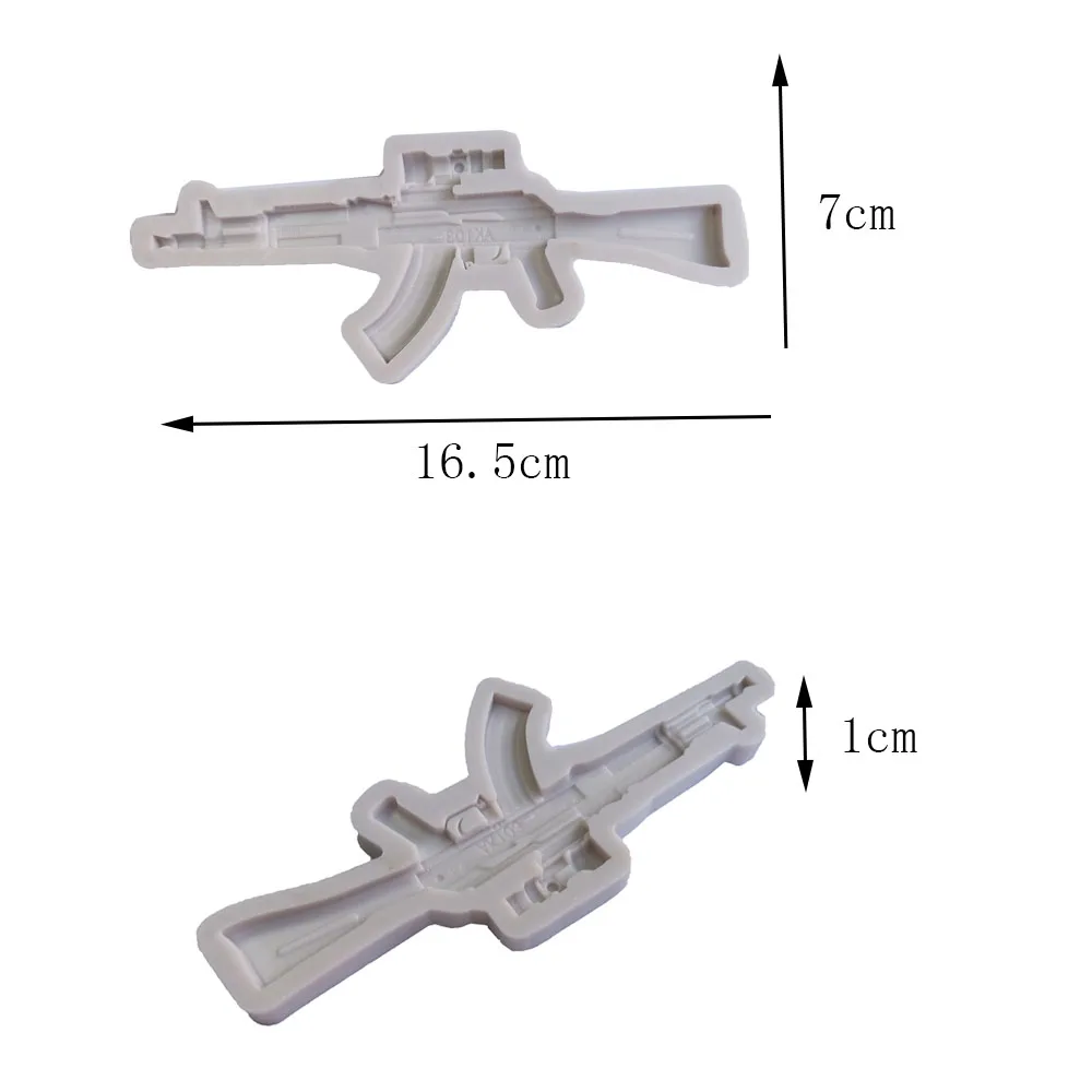 Aouke машина пистолет украшения формы торт силиконовые формы сахарная паста Конфеты Шоколад для мастики и глины плесень J127