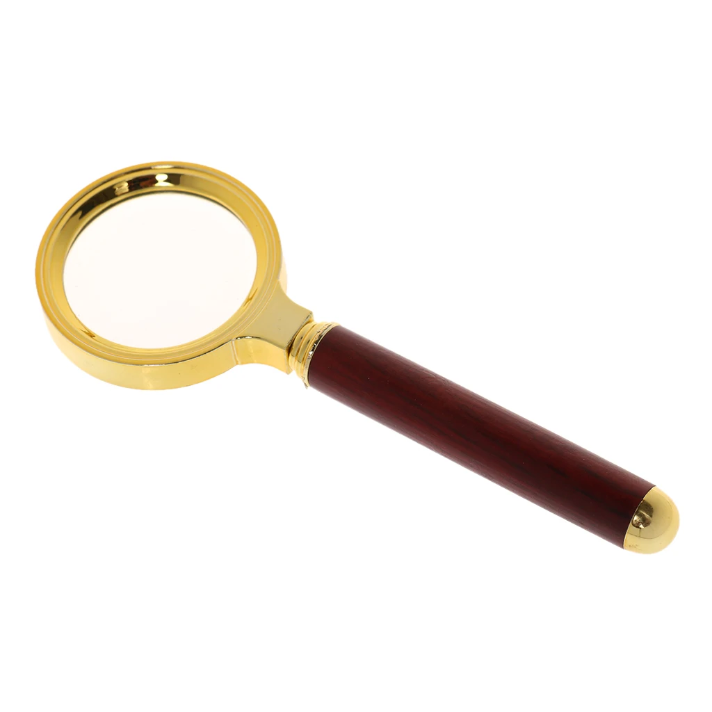 Vintage Handheld Magnifier Magnifying Glass Loupe Reading Jewelry Magnifying Glass 1.65 Inch 