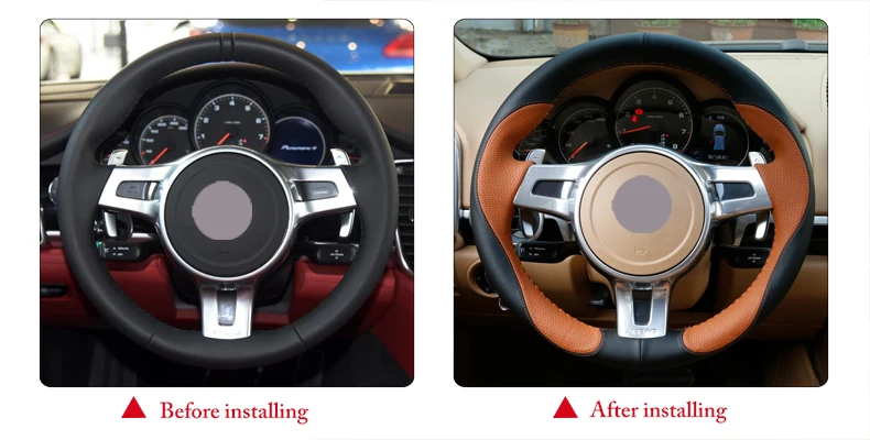 for Porsche Cayenne Panamera 2014 steering wheel cover
