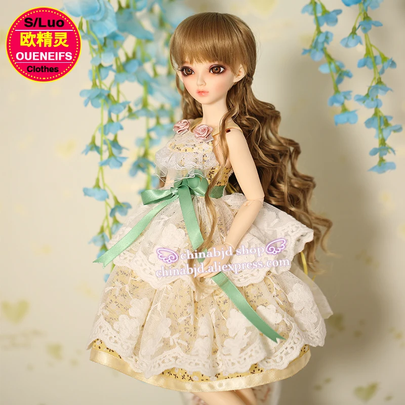 BJD одежда 1/4 юбка с цветочным рисунком для девочек BJD SD кукла для Minifee Fairyland Body YF4-103 кукла аксессуары