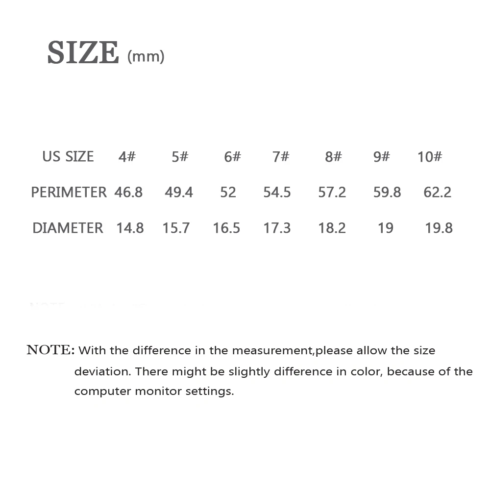 rings size