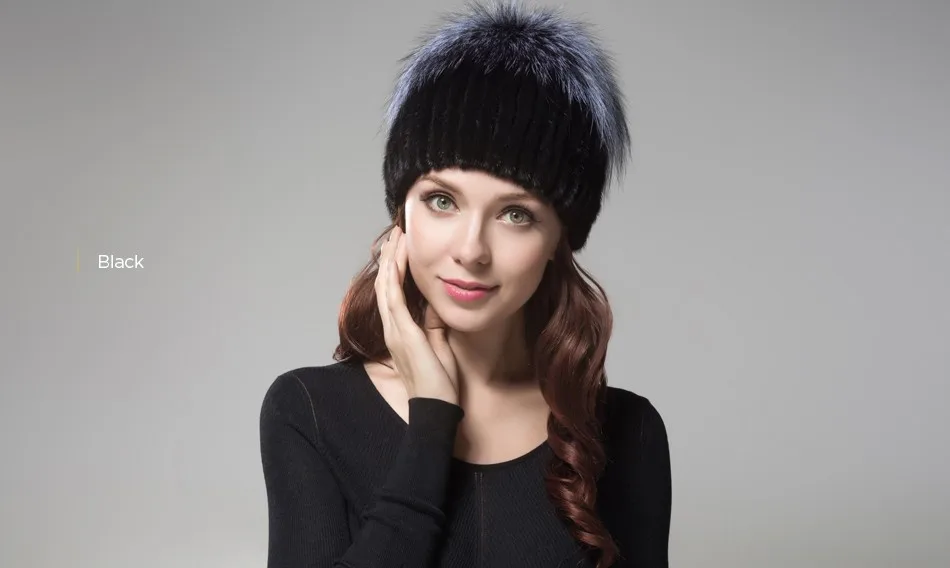 fur winter hats for women PCM024 (23)