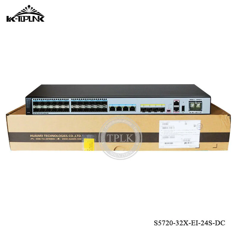 Переключатели Лучшая цена S5720 серии Ethernet переключатель Хуа Вэй S5720-32X-EI-24S-DC гигабитный Ethernet выключатель питания постоянного тока