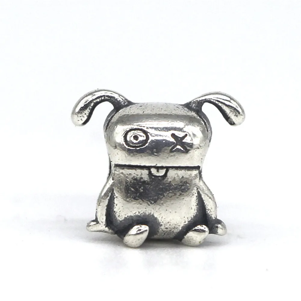 Mistletoe 925 Sterling Silver Uglydoll Charm Bead Fit European Bracelet Jewelry