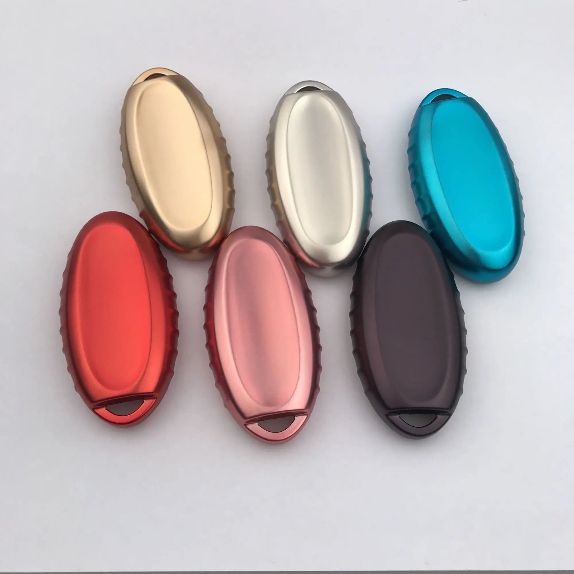 

Soft TPU Chrome Color Car Key Cover Case SQashqai Pathfinder Versa Tidda Murano Rogue X-Trail Smart Car Key Jacket