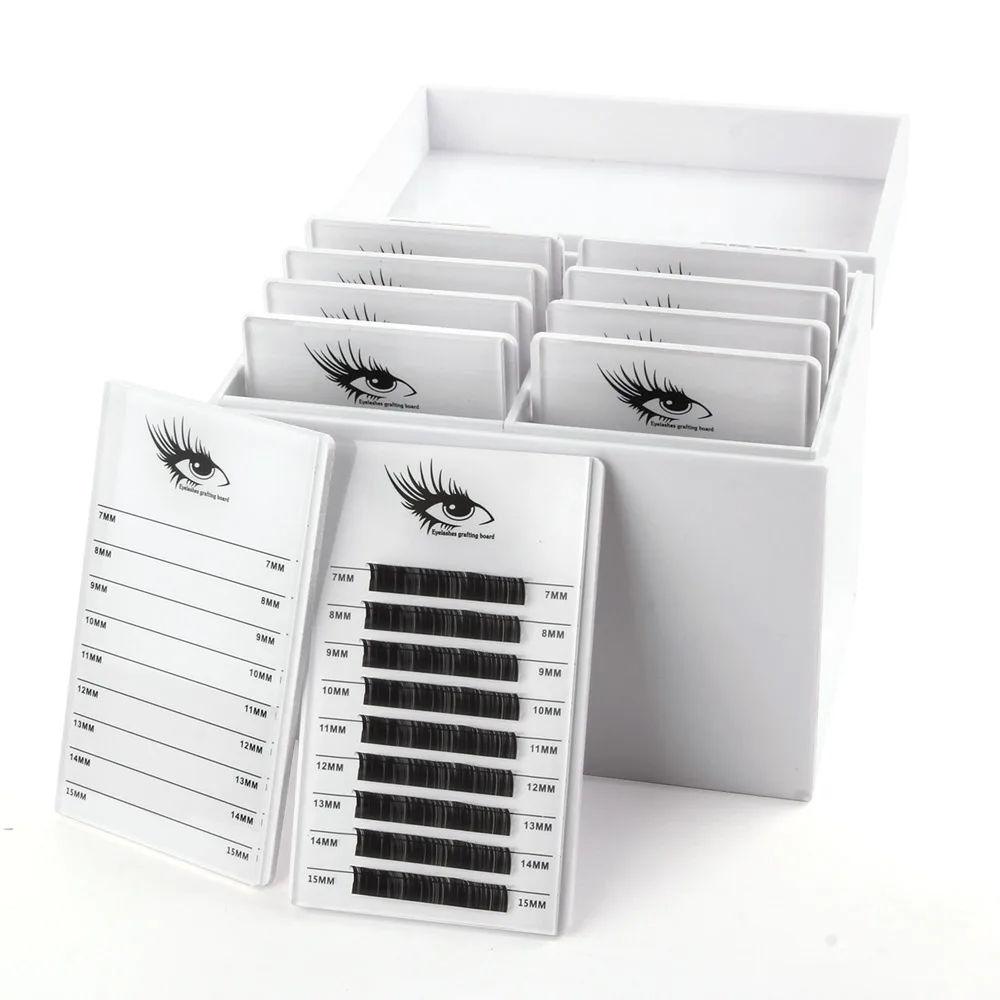 

10 Layers Makeup Organizer Eyelash Extensions Storage Box False Eyelashes Glue Pallet Holder Grafting Eyelashes Extension Tool