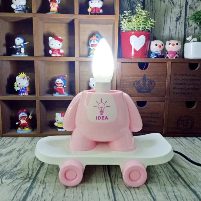 Pink/Red LED Table Lamps Hello Kitty Cartoon Skateboard Table Light Kids Gift Bedroom Bedside 3D Creative Night Light Pink/Red LED Table Lamps Hello Kitty Cartoon Skateboard Table Light Kids Gift Bedroom Bedside 3D Creative Night Light