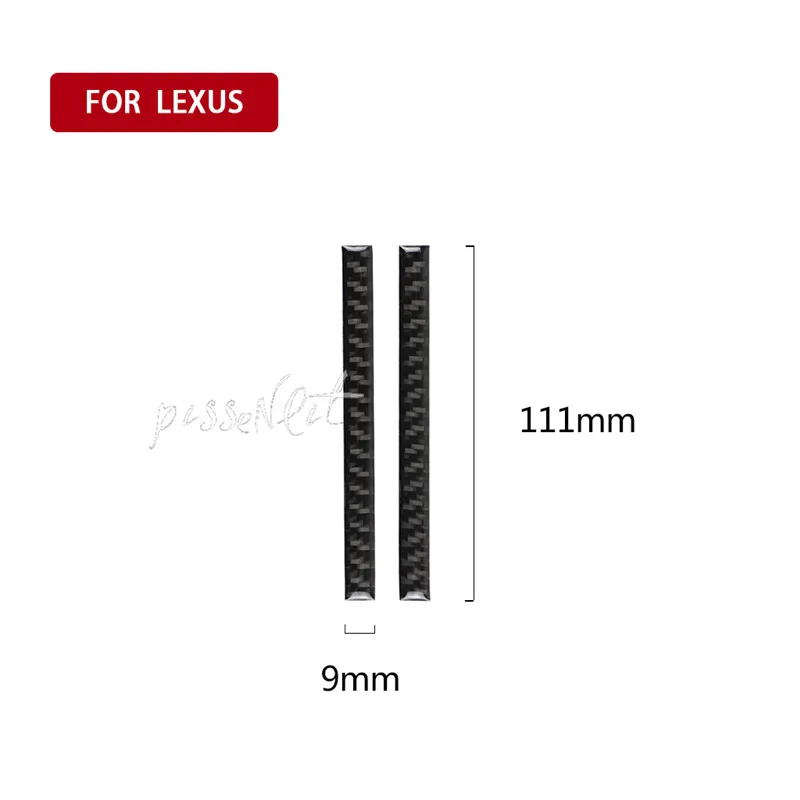 Наклейка на Автомобильный Центральный выход из углеродного волокна 3D для Lexus IS250