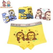 3 шт./партия нижнее белье из хлопка для мальчиков; детские трусы-боксеры; детское нижнее белье; трусы; b1TNM0067