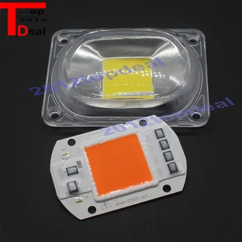 

1-10pcs LED COB Lamp Chip LED Lens Reflector 230V 220V 110V 20W 30W 50W For LED Flood Light DIY