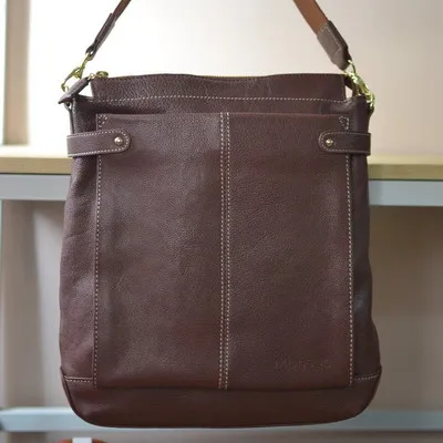 Monsac Genuine Leather Male Shoulder Bag Commercial Lather Monsac Genuine Leather Male Shoulder Bag Commercial Lather Messenger Man