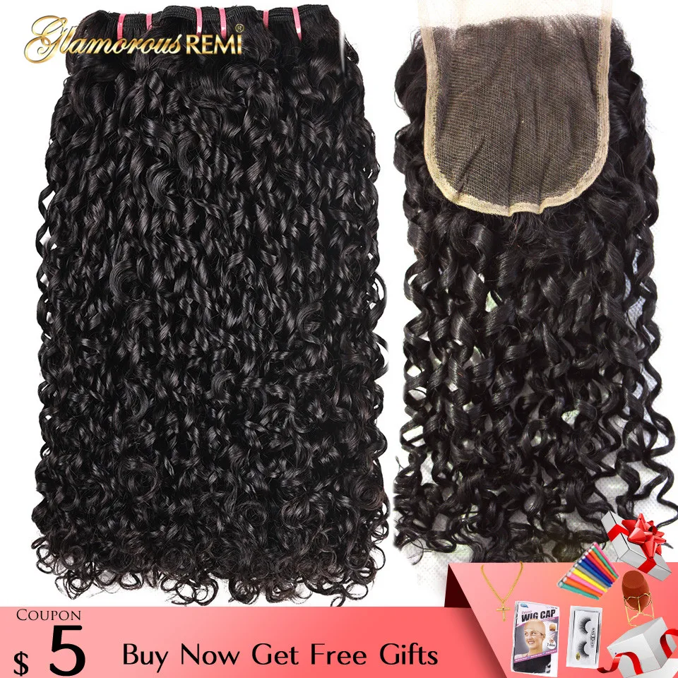 Funmi Double Drawn Remy Human Hair Brazilian 3 Bundles With Lace
