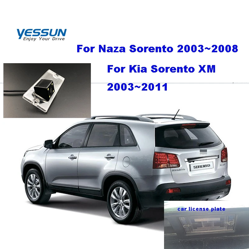 

Yessun License plate camera For Kia Sorento XM 2003~2011 Car Rear View camera Parking Assistance