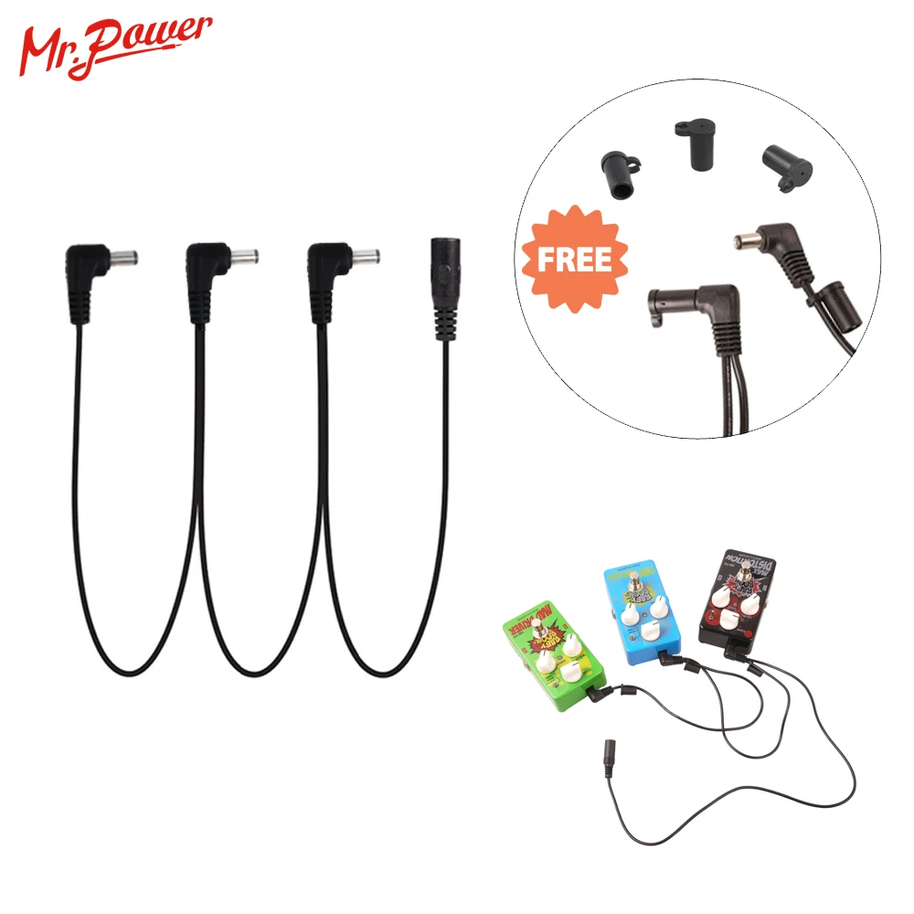 

Daisy Chain 1 to 3 Way Daisy Chain Power Supply Splitter Chain Harness Leads With Insulated Caps For Power Supply Adapter