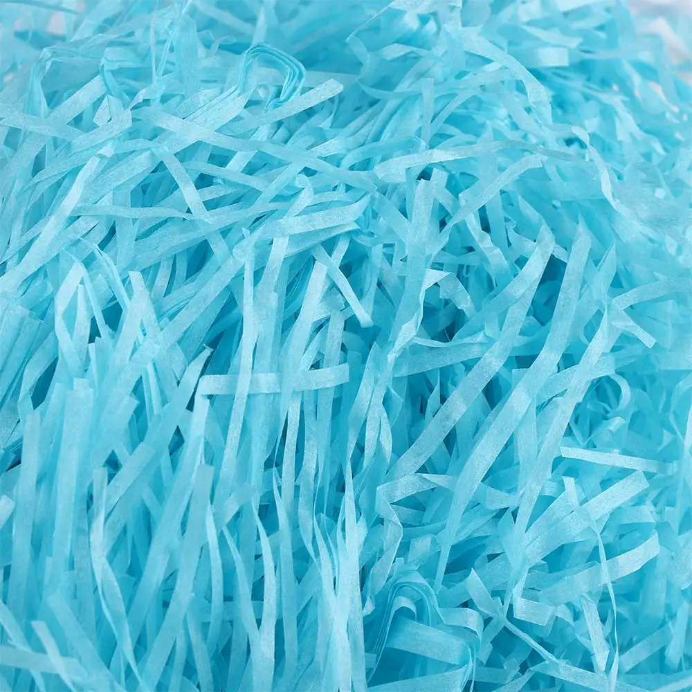 DIY бумажная рафия цветная измельченная бумага конфетти Подарочная коробка
