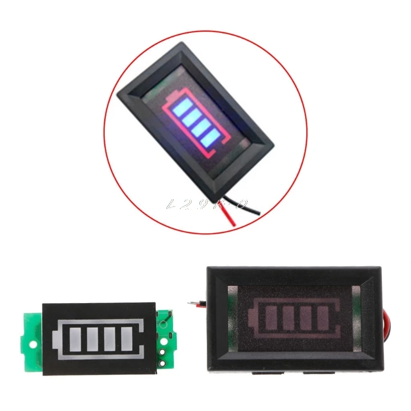 

4S 4 Series 16.8V Power Level Lithium Battery Capacity Blue Display Indicator Module