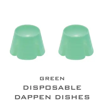 

100pcs / bag Dental Multi-purpose Disposable Dentist Dappen Dishes Green For Sale
