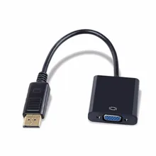 Adapter Cables Displayport to VGA Converter DP Connectors Male to Female 1080P For HD TV YJ190