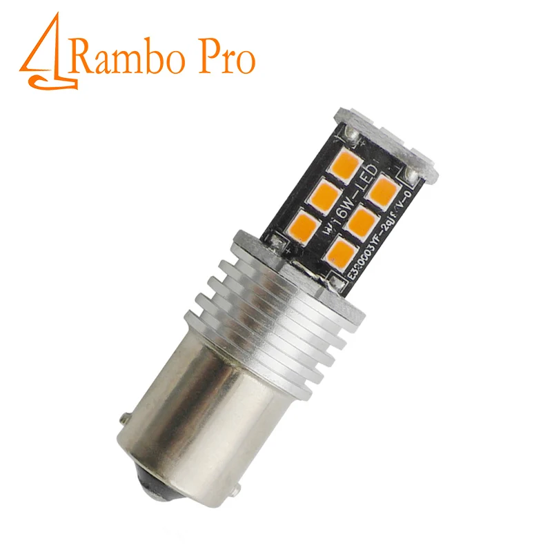 2 шт. P21W BAY15D 1157 LED 15SMD 2835 Автомобильные противотуманные фары BA15S 1156 задние стоп
