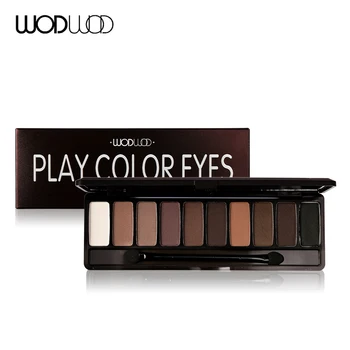

Wodwod Brand 10 Earth Color Eye Shadow Palette Set Play Color Eyes Makeup Matte Eyeshadow Matte Glitter Shadow