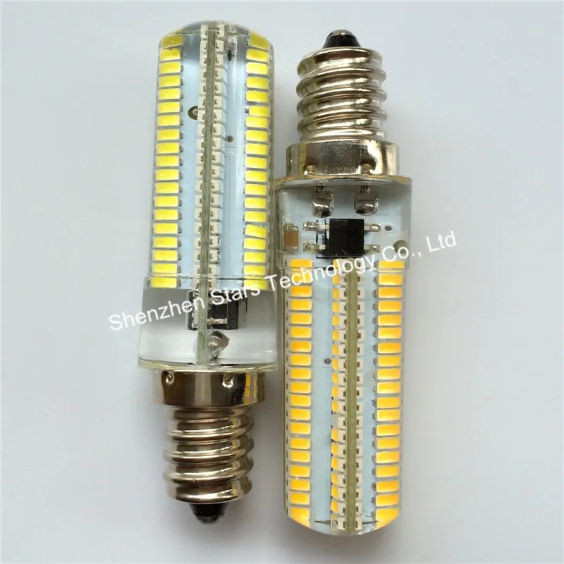 G4 G8 G9 E11 E12 SMD3014 152led 12 Вт AC110V AC220V светодиодные лампочки хрустальные люстры матовый кукурузной формы огни 10 шт./лот