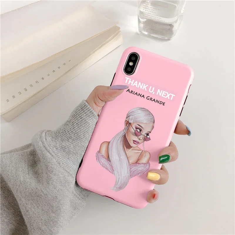 Чехол Ariana Grande Ag ciciber thank u, the next adoante из ТПУ для iPhone 4 5 6 7 8 plus x XR fundas Capa Cover