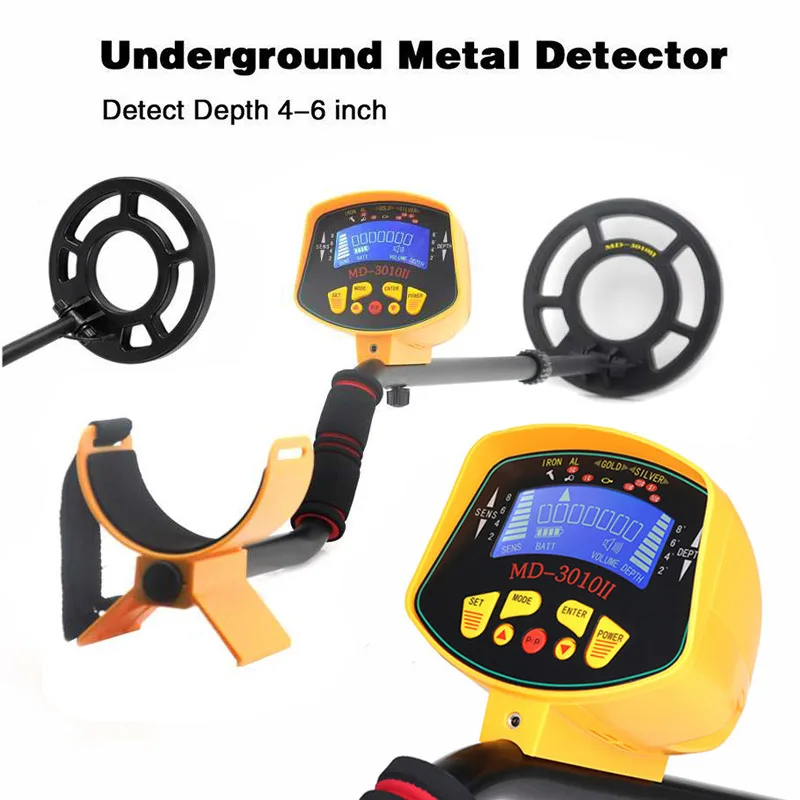 

Underground Metal Detector Searching for Treasure Findings Outdoor Professional Sensitive Metal Detectors Detect Depth 4-6inch