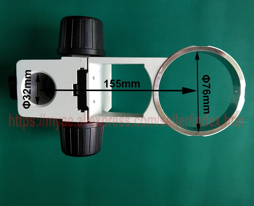Efix стерео микроскоп держатель для головы регулировка фокуса рычаг микроскопа Кольцо Арбор Стенд кронштейн диаметр 76 мм аксессуары