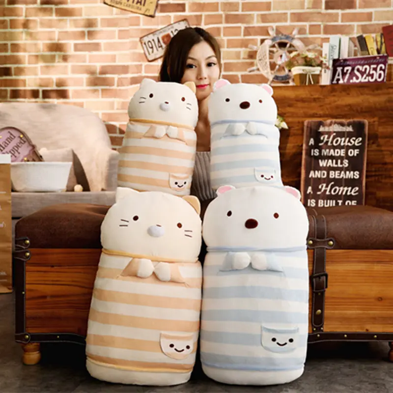45 см/60 см Kawaii японская анимация Sumikko плюшевая подушка игрушки Сан-х Угловой био Подушка куклы игрушки для детей девочек