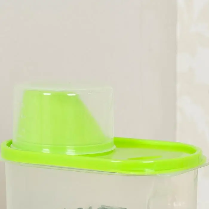Горячая еда хранения прозрачный пластиковый ящик для хранения сухой сушеный прозрачный контейнер для крупы коробка кухонные принадлежности LXY9 DE1717