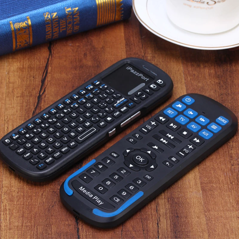 

Mini handled Multi-media keyboard 2.4G wireless keyboard with touchpad and scroll bar hot selling Free switch among TV/AV/AUX