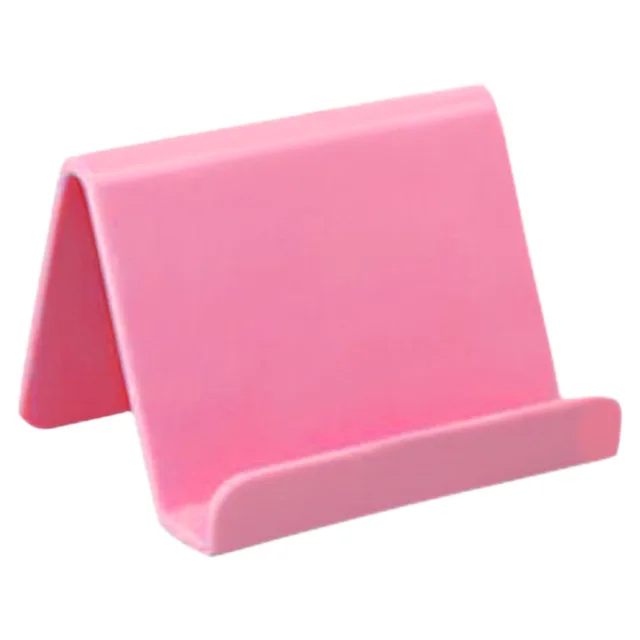 Chery мобильный телефон стенд держатель кронштейн для iPhone XS Max Xiaomi samsung складной планшет стол Поддержка телефон портативный - Цвет: Розовый