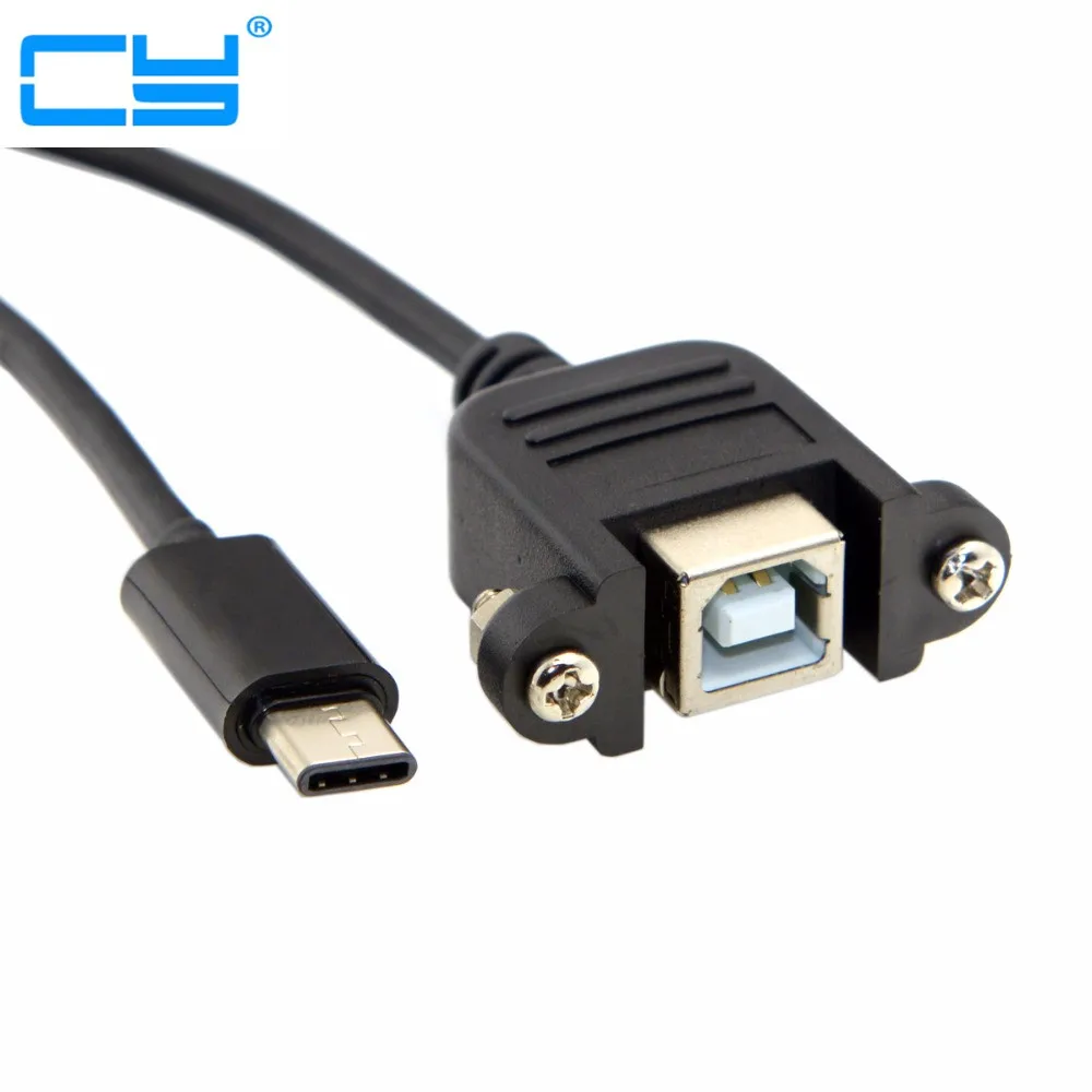 Usb c usb 3 1 type c male to standard usb 2 0 b type female data cable