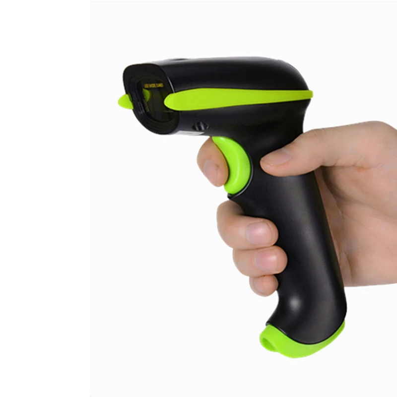 Handheld sem Fio do Varredor Suporta a Varredura Reversa do Código de Barras com Receptor de Usb para o Varejo 1d do Código de Barras de 433 Leitor Automático m 8 Cheap Scanners