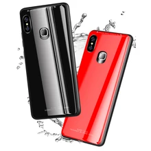 Tempered Glass Case for Xiaomi Mi 6X Mi6X luxurious High Hardness Glass Back Cover For Xiaomi Mi 6X Case Soft Border xiaomi6X Tempered Glass Case for Xiaomi Mi 6X Mi6X luxurious High Hardness Glass Back Cover For Xiaomi Mi 6X Case Soft Border xiaomi6X