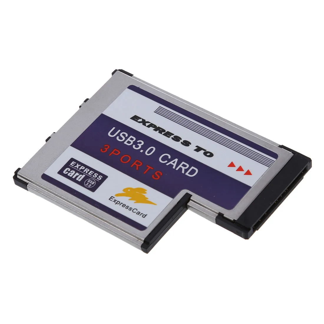 3 Port USB 3.0 Express Card 54mm PCMCIA Express Card for Laptop NEW
