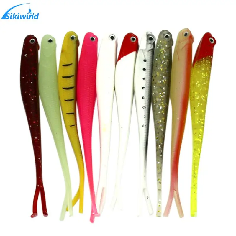 

Pesca Artificial Lure 10pcs 8g 13cm for Japan Shad Fishing Worms Swimbaits Soft Lure For Fly Fishing Bait Fishing Lures