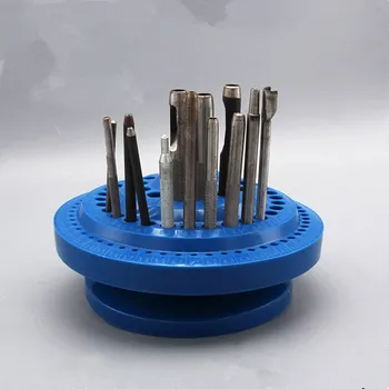 

Plastic Box Leather Craft Tools Holder Rack Stand Leather Stamp Punch Accessories Storage Box Organizer for leathercrafts tools