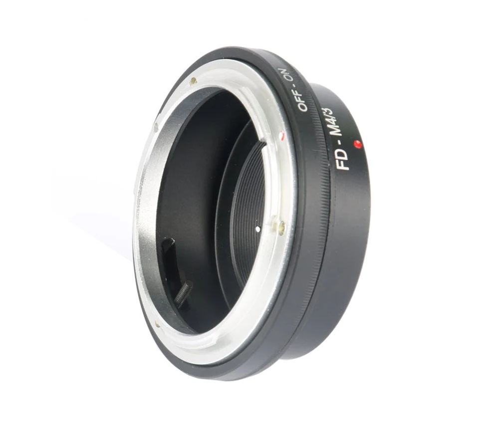 FD-M43 Aluminum Lens Adapter Ring Screw-In Mount for Canon FD Lens for Olympus Panasonic Micro 43 M43 Mount Camera (5)