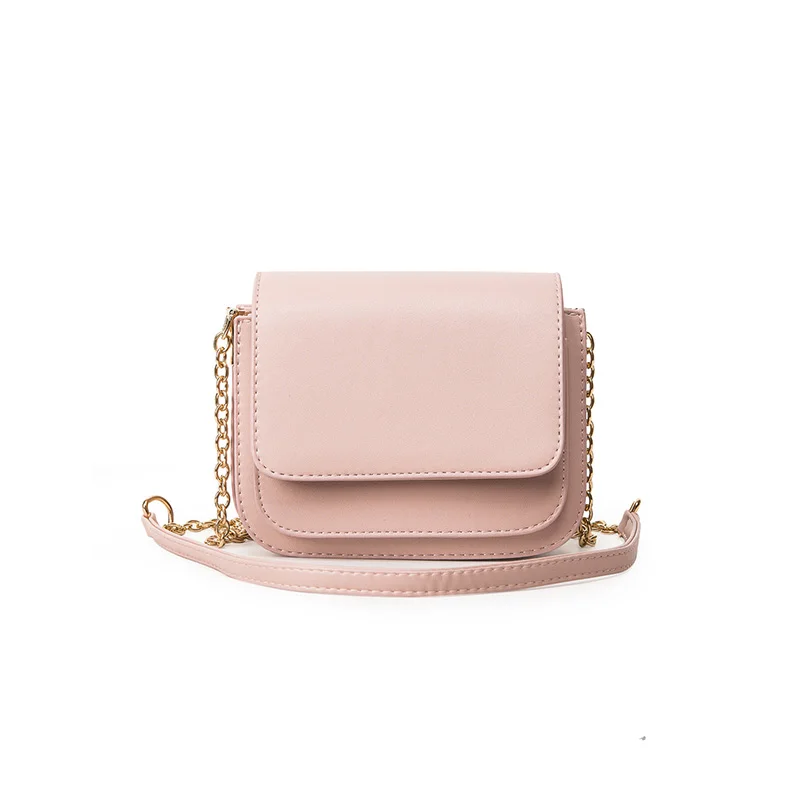 

Stylish high quality small summer fresh pink bag  fashion leather female flap bag luxury handbags women bags Organ bags
