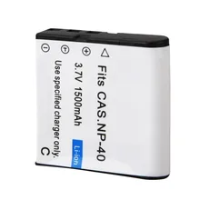 1PC 3.7V 1500mAh NP-40 Battery Pack for Casio EX-Z30/Z40/Z50/Z55/Z57/Z750 EX-P505/P600/P700 PM200 Battery